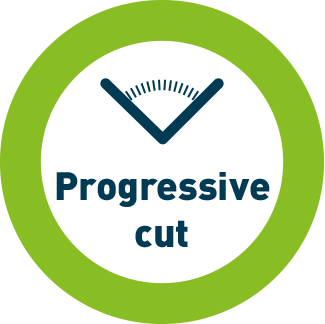 Campagnola stamp progressive cut